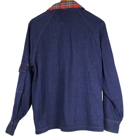 70's Ambassador Raw Denim Chore Jacket Large - Picture 3 of 5